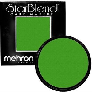 Mehron Starblend Cake Face and Body Makeup (Green) 2oz